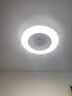 雷士（NVC）风扇灯卧室吸顶吊扇灯餐厅遥控三色光变频电机简约白色奶油风34瓦 晒单实拍图