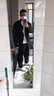 xinshidu春夏季美式高街直筒牛仔裤男款宽松阔腿休闲裤痞帅复古裤子男 SXD838-黑灰色【常规款】 L码（建议115-130斤） 实拍图