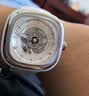 SEVENFRIDAY七个星期五手表方形大表盘腕表机械防水男女款情侣手表礼物推荐 P1C/01 实拍图