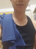 续点工字背心男夏季弹力修身休闲健身紧身运动跨栏棉男士吊带无袖坎肩 宝蓝+黑色 L 码108-126斤左右修身版型 实拍图