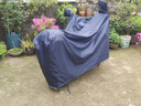 锦赞加厚牛津布车衣 电动车车罩摩托车遮雨罩新国标电瓶车盖车布防晒 双耳L【1.8-2.0米之内】藏青色牛津布 实拍图