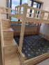 金柏栎 实木床 上下铺 小孩床 实木双人高低床母子床组合 双层床上下床 梯柜床+抽屉+书架+床垫长2.4米 上140下160长200 实拍图