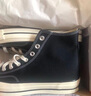 匡威（Converse）秋冬季鞋女鞋1970sAllStar情侣鞋三星标休闲鞋板鞋帆布鞋162050C 162050C 1970S黑色高帮/主推款 39 实拍图