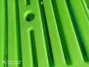 茶花 塑料凳子家用条纹高方凳子板凳46.6cm 绿色4只装 晒单实拍图