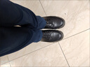 無肯皮鞋春夏新款软底布洛克牛津鞋加绒棉皮鞋商务正装休闲鞋子男鞋 FH-舒履-667黑色单鞋 42 实拍图