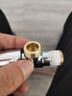 九牧王世家加厚三角阀冷热水家用一进一出热水器304不锈钢开关4分水阀 加厚59精铜三条轮角阀 (1个装)一个冷水-送生料带 实拍图
