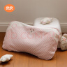 良良（liangliang）婴儿枕头宝宝0-1-3岁定型枕新生儿童加长护型枕头粉格小熊 实拍图