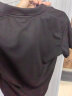 南极人短袖t恤男夏季polo衫男透气运动上衣宽松速干冰丝t恤男黑色 XL 晒单实拍图