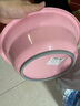 爱丽思（IRIS）洗脸盆洗脚盆泡脚盆加厚婴儿童面盆洗脸洗手盆厨房洗菜盆洗脚盆丝 大号 抗菌银离子 蓝色32CM 实拍图