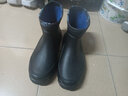 英玛仕雨鞋成人男女士短款中筒雨靴钓鱼防水防滑鞋学生水鞋   黑色 43 实拍图