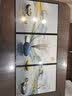 城篇北欧壁画装饰画客厅三联沙发背景墙挂画现代简约大气餐厅卧室墙画 T133495前程似锦 35*50cm 9mm水晶膜三联画黑边 实拍图