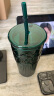 星巴克（Starbucks）杯子玻璃杯墨绿色女神款玻璃吸管杯550ml男女送礼男女送礼 实拍图