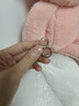 BJYL通体纯S999足银素圈耳环女简约小众款耳圈睡觉免摘养耳洞耳扣耳钉 999足银耳环14MM【单只】 实拍图
