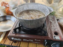 尚烤佳（Suncojia）铝箔盒 带盖铝箔碗 锡纸锅 一次性火锅锅具 户外烧烤火锅锅具 5只 实拍图
