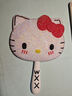 宜乐舒hello kitty镜子粘钻学生宿舍凯蒂猫diy贴满钻手持化妆镜网红爆款 【白色】手柄镜子+全套材料包 实拍图