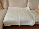 菲梵阁沙发垫套装布艺全棉定制实木组合沙发套罩盖巾四季简约通用坐垫子 米白幸运星【正反面全棉】 90×90CM（单条装） 实拍图