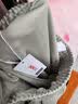 名创优品（MINISO）休闲裤男春秋季宽松垂感抗皱锥形裤男士重磅新款长裤 卡其 M 实拍图