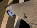 adidas加绒加厚保暖锥形束脚运动九分裤男女阿迪达斯官方轻运动 中灰 A/XS 推荐选大一码 实拍图