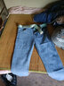 肆缄很柔软 夏季薄款九分牛仔裤男修身小脚裤韩版潮流刺绣弹力裤子9分 蓝色 36 实拍图