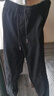 真维斯（Jeanswest）潮牌工装裤男春秋季新款宽松束脚裤子百搭男士休闲哈伦裤长裤 黑色加绒 M （建议110-130斤） 实拍图