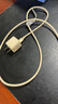 公牛（BULL）MFi认证苹果快充线硅胶亲肤 适用iphone14/13手机iPad/20W/30W充电器Type-C苹果数据线 香草白 实拍图