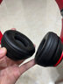 比博欧适用Beats Solo3 Wireless头戴式蓝牙耳机套海绵套耳罩耳机棉solo2耳机套solo3耳罩替换耳机配件 黑色【蓝牙版，蛋白皮耳套一对】 实拍图