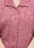 安贞雪宽松加大码中老年女装妈妈装夏装短袖衬衫套装奶奶装薄衬衣LL1906 红色两件套装 5XL建议170-185斤 实拍图