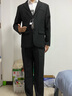 星禾莱DK制服一套休闲西装男套装痞帅高校学生小西服男女班服外套学院风 西服+衬衫+长西裤 2XL 140-154斤 实拍图