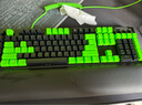 雷蛇（Razer）PBT/ABS键帽升级套件 樱桃配列 双色注塑 游戏机械键盘104透光含拔键器 PBT键帽+弹簧线炫绿 实拍图