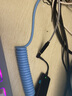 CABLE CREATION一绳车载AUX音频线3.5mm公对母耳机延长线带麦克风立体声手机平板电脑DVD接耳机音响箱加长连接线 黑色弯头+四阶 0.45米 实拍图