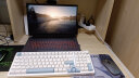 黑爵（AJAZZ）AK992有线机械键盘 Gasket结构  拼色键帽 单色背光 电竞游戏笔记本 黑糖 茶轴 实拍图