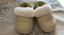 babycare儿童拖鞋冬季可拆卸防水室内家居宝宝棉拖鞋秋冬 浅木棕 150mm 实拍图
