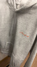 芦诺晞美式连帽卫衣男春秋冬季新款宽松潮流加绒加厚外套男学生百搭上衣 LM114灰色【加绒高品质】25 XL 120-140斤 实拍图
