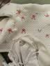 承承鹿0-1岁新生婴幼儿保暖贴身套装秋冬夹棉内衣无骨打底分体家居衣服 夹棉套装D05和D06小兔子粉 59 (均 码) 【7-12斤】 实拍图