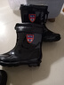回力雨鞋男短筒水鞋加绒棉保暖雨靴厨房耐磨防滑工地劳保洗车胶鞋 588【加绒可拆】标准码 40 实拍图