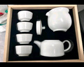 景德镇茶具陶瓷瓷器羊脂白玉功夫茶具泡茶壶套装整套家用高档礼盒办公室 羊脂玉白瓷茶具套装 实拍图