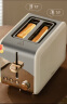 美的（Midea）灵感多士炉不锈钢内胆吐司机小型家用西式加宽2片双烤槽大功率面包片机RP01F 配置烘烤架 实拍图