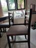 家逸餐桌实木家用吃饭桌子现代简约餐桌椅组合小户型新中式1.2米+4椅 实拍图