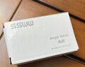 浪鲸（SSWW）304不锈钢角阀 厨房冷热水阀家用通用止水梅花三角阀EFF08001HSS 不锈钢角阀（热）1个 实拍图