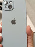 阿斯汀（ATHDDIN） 新款iPhone苹果系列型号手机壳硅胶软壳纯色直边精孔 带苹果标 烟灰蓝【纯色硅胶壳+膜】 苹果14 实拍图