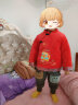 巴拉巴拉宝宝套装男童春洋气拜年服休闲装棉服可爱天鹅绒新年季 中国红60611 100cm 晒单实拍图