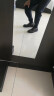 羚步 英伦复古男鞋真皮大头休闲皮鞋男日系男鞋美式补丁潮流工装鞋 咖啡色 41 实拍图