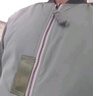 马登工装 美式复古MA-1飞行夹克加厚保暖棉服阿美咔叽棒球服外套男 浅绿色 L 实拍图