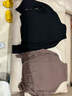 啄木鸟莫代尔高领长袖打底衫秋冬内搭修身百搭显瘦上衣女t恤 黑色 XL  实拍图