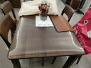 钟爱一生桌垫透明桌面垫餐桌布防水防油PVC软玻璃茶几垫水晶板台面垫抗菌 【磨砂6.0】口含级防油久用不发黄-足厚3mm 80*140cm 实拍图