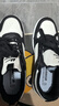 回力男鞋秋冬季经典板鞋男士低帮学生百搭休闲鞋皮面运动鞋子男 白黑【休闲百搭 潮流出街】 42 实拍图