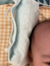 七彩博士婴儿枕头定型枕小米新生儿预防秋冬荞麦偏头纠正头型矫正宝宝用品 小米纯棉 小兔蓝， 0-1岁魔术贴 实拍图