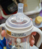 小雅象吸管奶瓶6个月一岁以上大宝宝2-3岁PPSU水杯带手柄 240ml 晒单实拍图