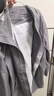威可多（VICUTU）男士风衣修身连帽休闲外套VRS21342952 灰绿色 180/96A  实拍图