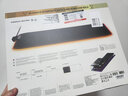 赛睿（SteelSeries）QcK Prism Cloth Medium 320*270*4mm 双区域RGB灯效 橡胶地基 包边鼠标垫 炫彩RGB版 实拍图
